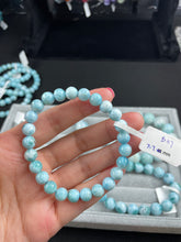 Load image into Gallery viewer, Larimar bracelets 7.7mm Beads size
